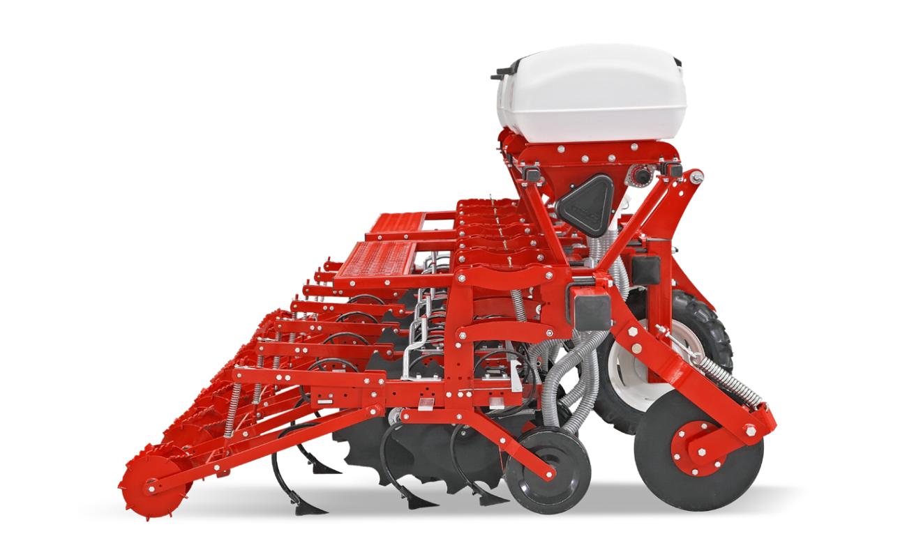 5 sıralı gübrəli dibdolduranlı, frezli cərgəarası kultivator